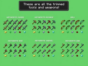  Tool trims and armor in Minecraft