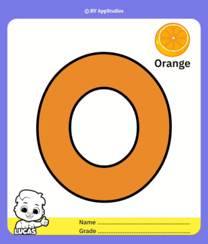  Uppercase Colorïng Page For Letter O