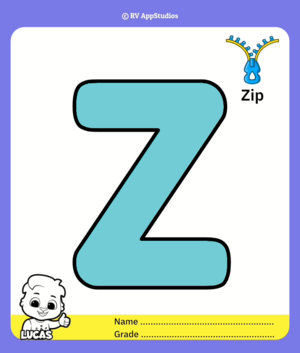  Uppercase Colorïng Page For Letter Z
