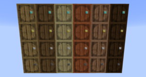 Wood variant Barrels Minecraft chest wood variants