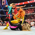 Zoey Stark and Trish Status vs Becky Lynch | Monday Night Raw | May 29, 2023 - wwe photo
