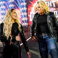 Zoey Stark and Trish Stratus | WWE Night Of Champions | May 27, 2023 - wwe photo