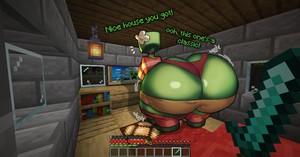  anime Thicc creeper in your minecraft inicial