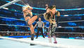 Charlotte Flair and Bianca Belair vs Chelsea Green and Sonya Deville | Friday Night SmackDown - wwe photo