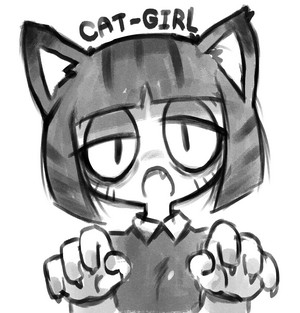 Creepy Susie anime catgirl