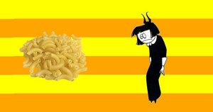 Creepy Susie loves mac and cheese Creepy Susie Mac & Cheese pride flag