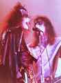 Gene and Ace ~Sudbury, Ontario...July 18, 1977 (Love Gun Tour) - kiss photo