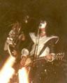 Gene and Ace ~Winnipeg, Canada...July 21, 1977 (Love Gun Tour) - kiss photo
