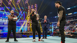  Jey Uso, Roman Reigns, Solo Sikoa and Paul Heyman | Friday Night SmackDown | July 28, 2023