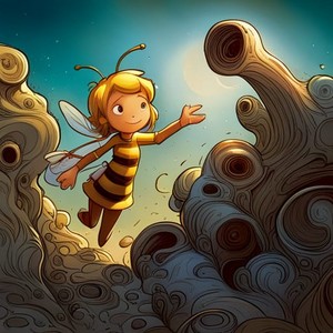  Maya the Bee as a modern comic book