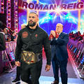 Roman Reigns w/ Paul Heyman | Friday Night SmackDown | July 28, 2023 - wwe photo