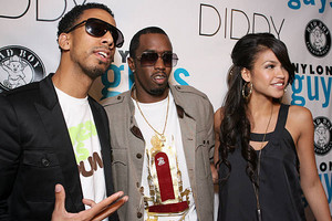 Ryan Leslie, P. Diddy and Cassie 