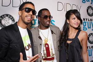 Ryan Leslie, P. Diddy and Cassie 