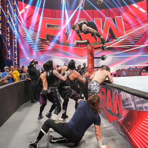  Seth, Kevin, Damian, Finn, Sami and Kevin | Monday Night Raw | July 10, 2023