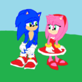 Sonic and Amy  Moment Time (SonicMovie Fanart) Live Action - sonic-the-hedgehog fan art