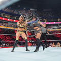 Sonya Deville and Chelsea Green vs Kayden Carter and Katana Chance |Monday Night Raw | July 10, 2023 - wwe photo