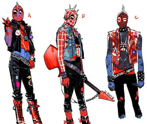  Spider-Punk | Early designs por Jesús Alonso Iglesias