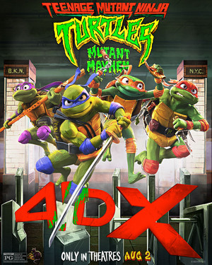  Teenage Mutant Ninja Turtles: Mutant Mayhem | 4DX Promotional poster
