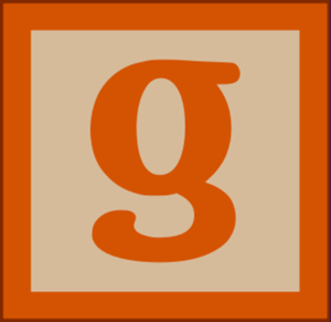  The Wooden Letters Lowercase G