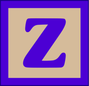  The Wooden Letters Lowercase Z
