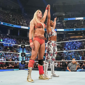  carlotta, charlotte Flair and Biacna Belair | Friday Night SmackDown | August 18, 2023
