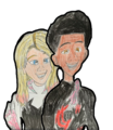 ! Miles Morales and Gwen Stacy ! - spider-man fan art