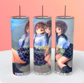 Blue Reflection Second Light: Hinako Shirai and Ao Hoshizaki Tumbler Cup  - anime photo