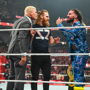 Cody Rhodes, Seth 'Freakin' Rollins and Sami Zayn | Monday Night Raw | August 7, 2023