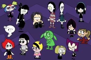  Creepy Susie Ruby Gloom Creepie Creecher Lenore Gaz Carrie Goth Girls in desenhos animados