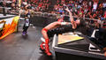 Dominik Mysterio with Rhea Ripley vs Dragon Lee with Rey Mysterio | WWE NXT | August 8, 2023 - wwe photo