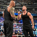 Dwayne 'The Rock' Johnson and Austin Theory | Friday Night Smackdown | September 15, 2023 - wwe photo