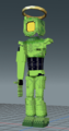 Emerald Robot Figura Skin - minecraft fan art