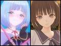 Blue Reflection Ray Anime, And Blue Reflection Tie, Second Light Uta Komagawa Comparison  - anime photo
