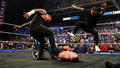 John Cena vs Jimmy Uso and Solo Sikoa | Friday Night Smackdown | September 22, 2023 - wwe photo