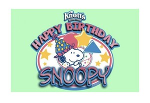  Knott's Berry Farm Celebrating Snoopy's Birthday | August 10th