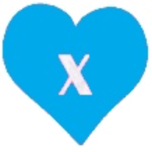  Cinta hati, tengah-tengah X