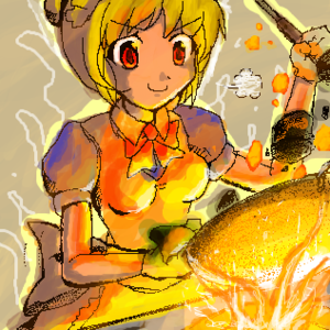  Maid cooking