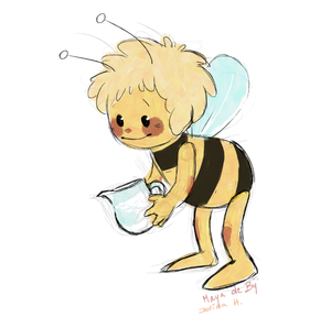 Maya the Bee fan art by Dorina H