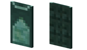  Minecraft (Майнкрафт) Java Prismarine Cape Secret back texture