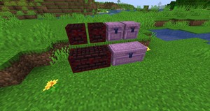  Nether Fortress & End City Nether brick chest & Purpur Chest variants