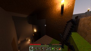  RTX Raytracing mod in caves torch pathfinding