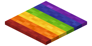 Rainbow Carpet Block Minecraft Earth