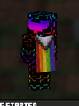 Rainbow Progress Pride Cape LGBTQ - minecraft fan art