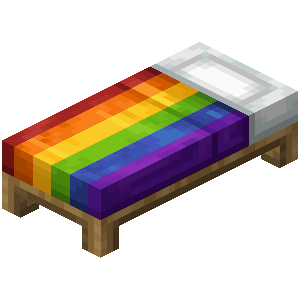 Rainbow Wool Bed Block