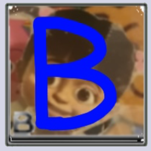  Square Letter B