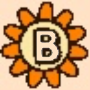  Sunflower Letter B