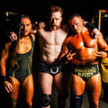 The Brawling Brutes: Sheamus, Butch and Ridge Holland | behind the scenes of SummerSlam 2023 - wwe photo