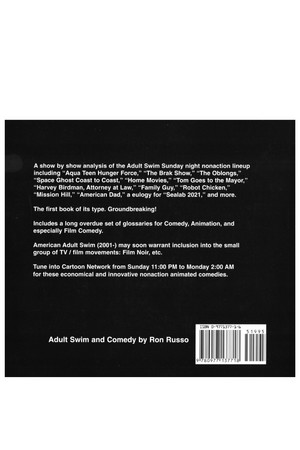  The Oblongs Adult Swim and Comedy Book back spine