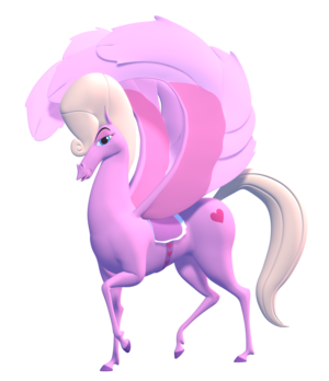  The berwarna merah muda, merah muda Pegasus (3d)