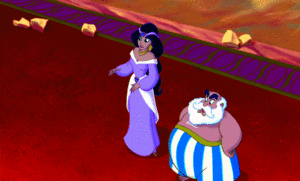  Walt Disney Gifs – Princess jasmin & The Sultan